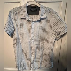Kenneth Cole Men’s SS Casual Button Down Shirt